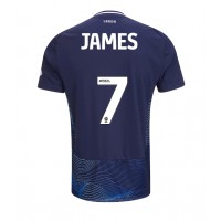 Leeds United Daniel James #7 Tretí futbalový dres 2024-25 Krátky Rukáv